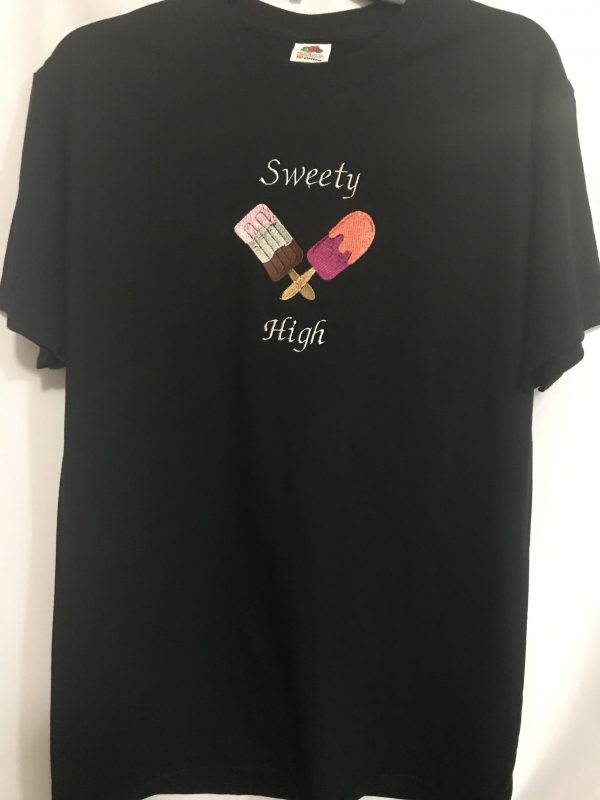 Sweety High Embroidered Tee Shirt - Image 3