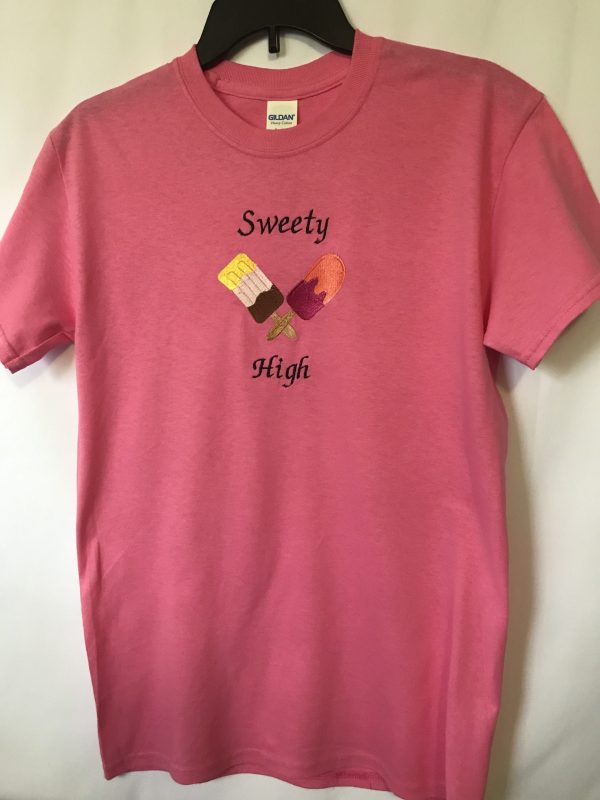 Sweety High Embroidered Tee Shirt - Image 4