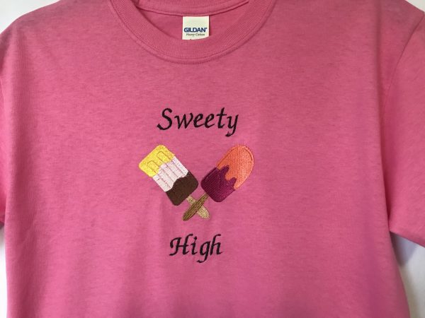 Sweety High Embroidered Tee Shirt - Image 2