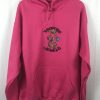 Dropping Jewels Pullover Hoodie(Pink/Thick Chain)
