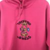 Dropping Jewels Pullover Hoodie(Pink/Thick Chain) - Image 3