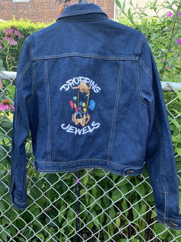 Ladies Denim Jacket (Zipper Front)