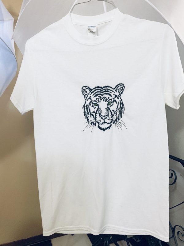 Embroidered Tiger Tee Shirt - Image 4