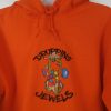 Dropping Jewels Pullover Hoodie(Pink/Thick Chain) - Image 5