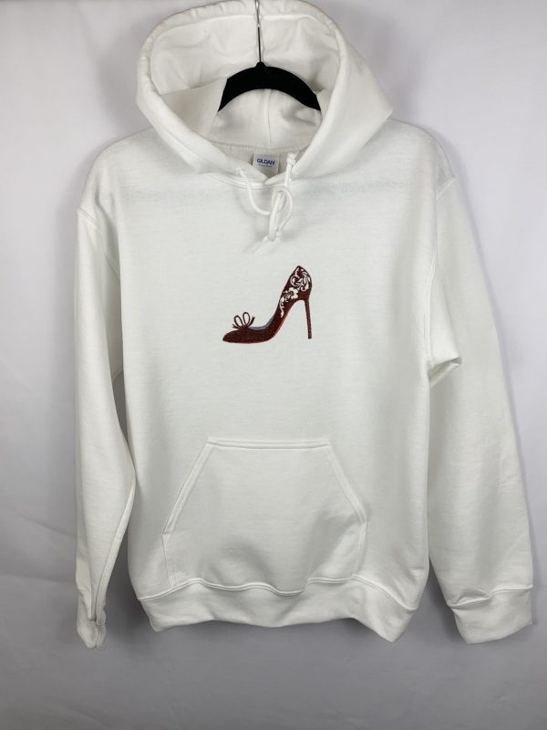 White Hoodie With High Heel - Image 2