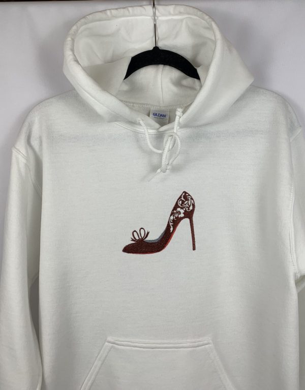 White Hoodie With High Heel - Image 6