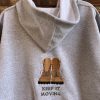 Zip Gray Hoodie(Boots)