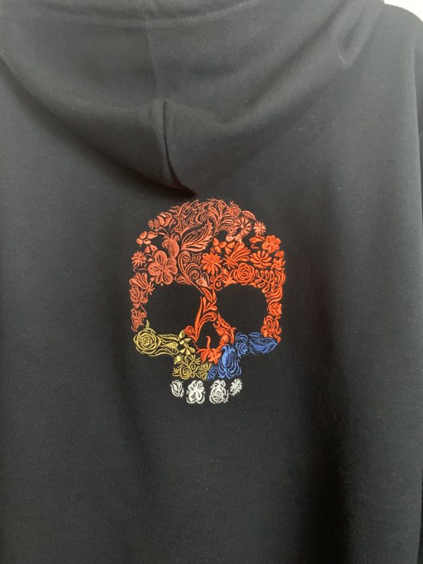 Black Skull Hoodie - Image 4