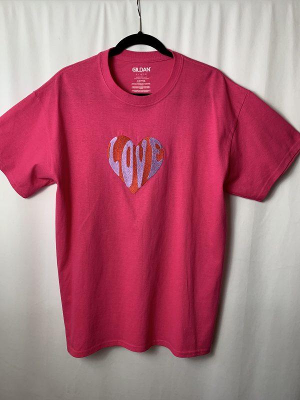 Pink Tee Shirt (Love Heart) - Image 4