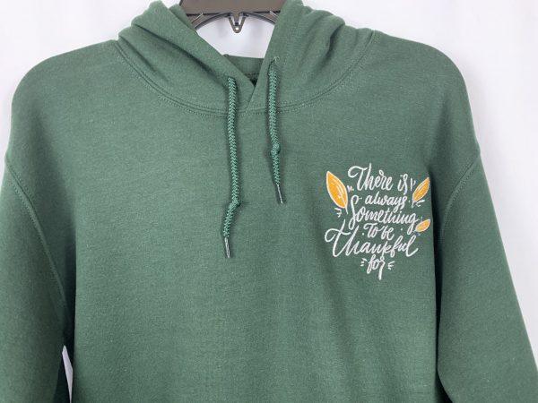 Green Pullover Hoodie (Thankful)