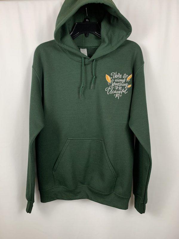 Green Pullover Hoodie (Thankful) - Image 3