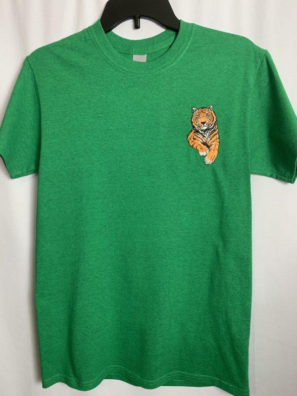 Green Tee With Tiger