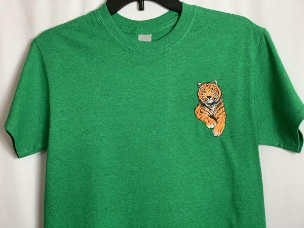 Green Tee With Tiger - Image 3