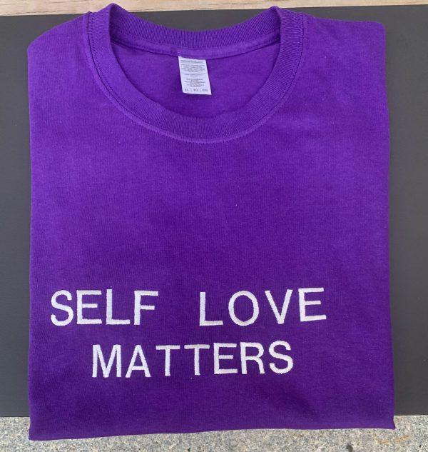 Orange Tee Shirt(Self Love Matters) - Image 3