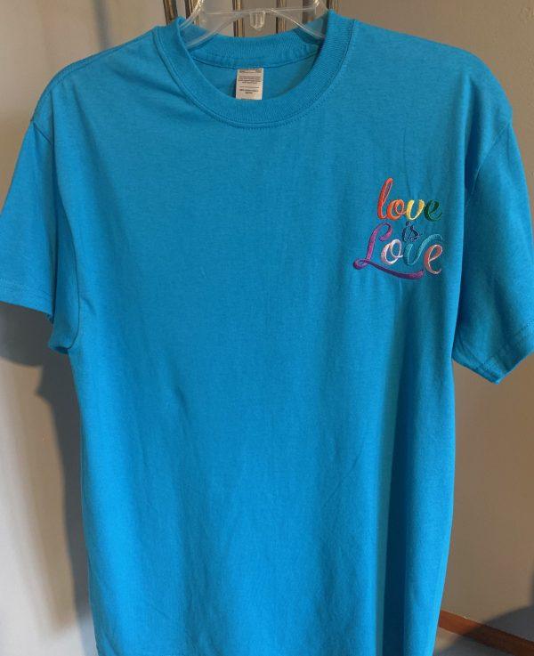 Blue Tee(Love Is Love) - Image 5