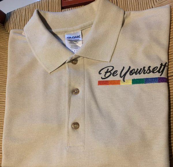 Tan Polo Shirt (Be Yourself) - Image 3