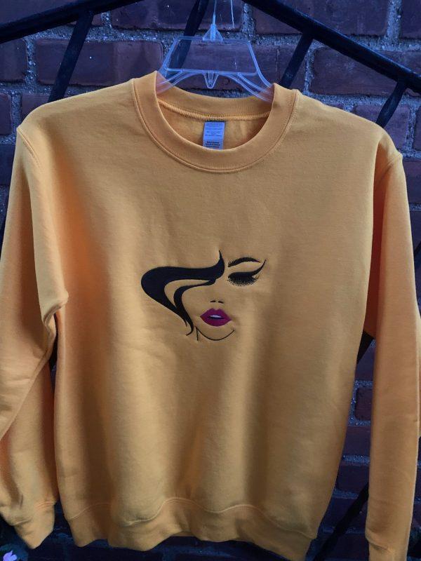 Gold Crewneck(Girl Face)