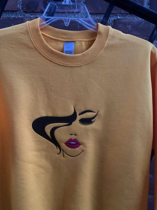 Gold Crewneck(Girl Face) - Image 3