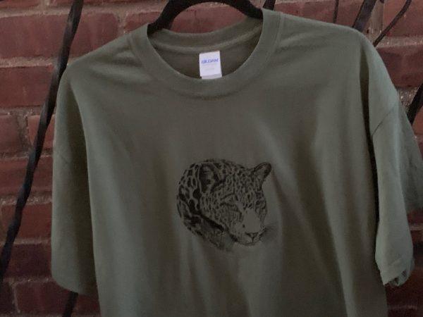 Olive Green Tee(Leopard) - Image 5