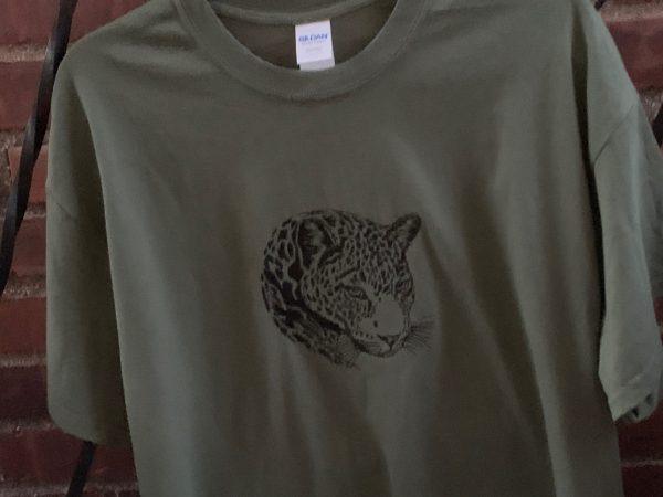 Olive Green Tee(Leopard) - Image 4