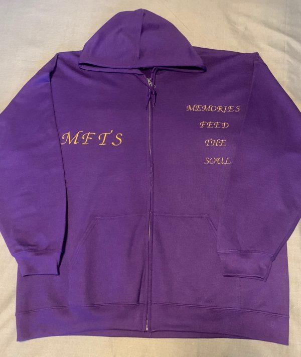 Purple Zip UP Hoodie(MFTS)