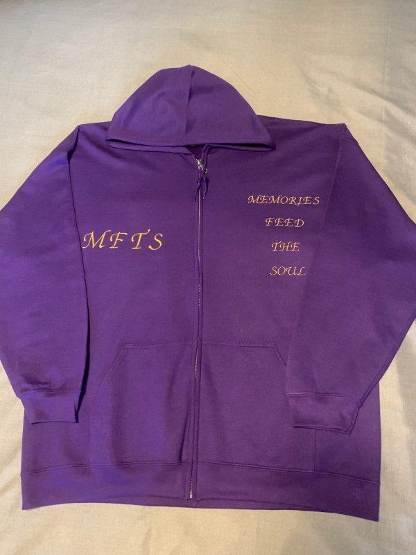 Purple Zip UP Hoodie(MFTS) - Image 2