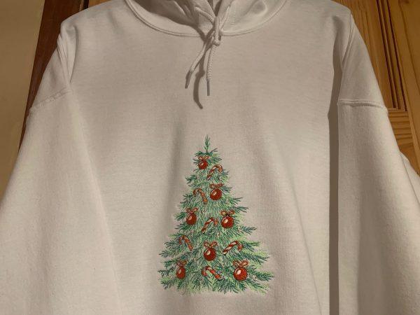 White Hoodie(Christmas Tree) - Image 3