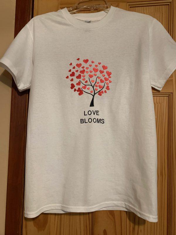 White Tee(Love Blooms) - Image 4