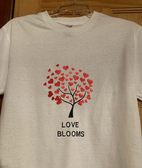 White Tee(Love Blooms) - Image 2