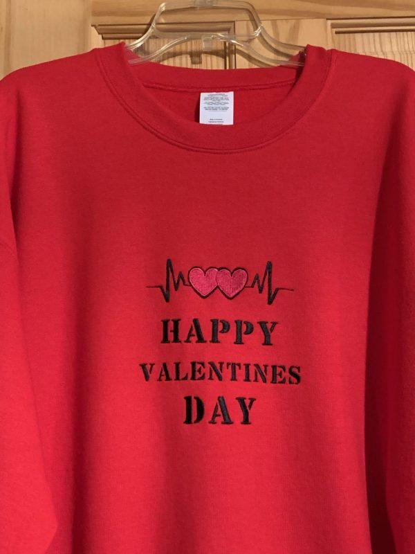 Red Crewneck Sweatshirt(HVD) - Image 4