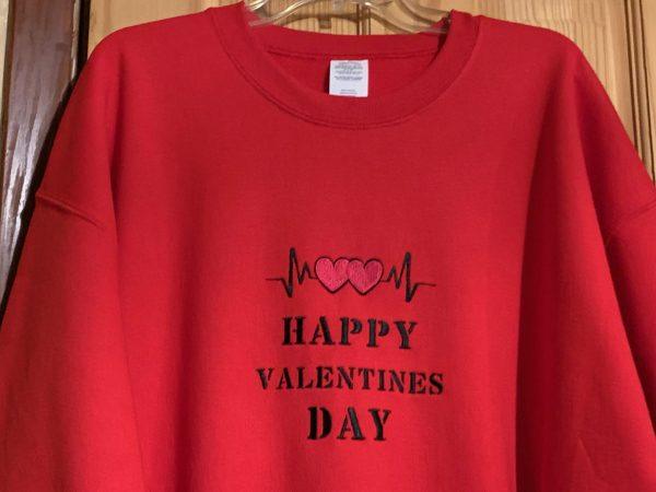 Red Crewneck Sweatshirt(HVD) - Image 3