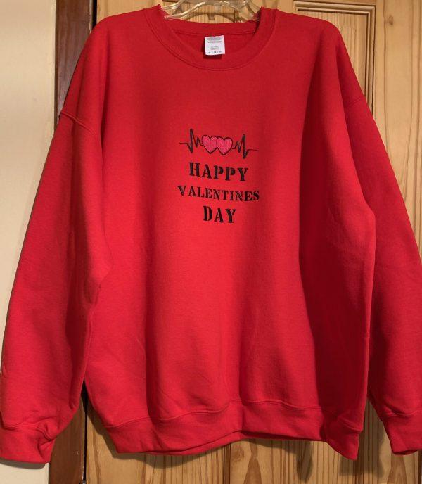 Red Crewneck Sweatshirt(HVD)