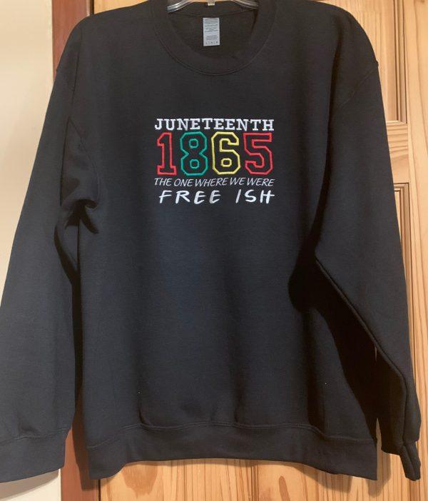 Black Crew Neck (JUNETEENTH) - Image 3