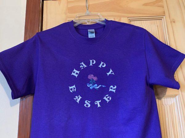 Purple Tee(Happy Easter)