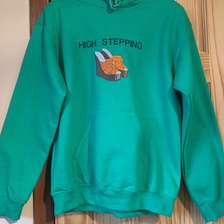 Green Pullover Hoodie(High Stepping)