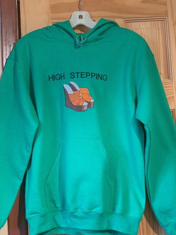 Green Pullover Hoodie(High Stepping) - Image 4