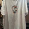 White Tee (Floral Skull)