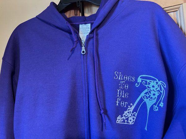 Purple Zip Up Hoodie - Image 3