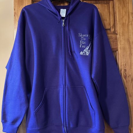 Purple Zip Up Hoodie