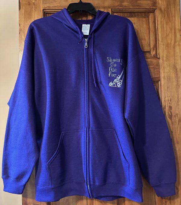 Purple Zip Up Hoodie