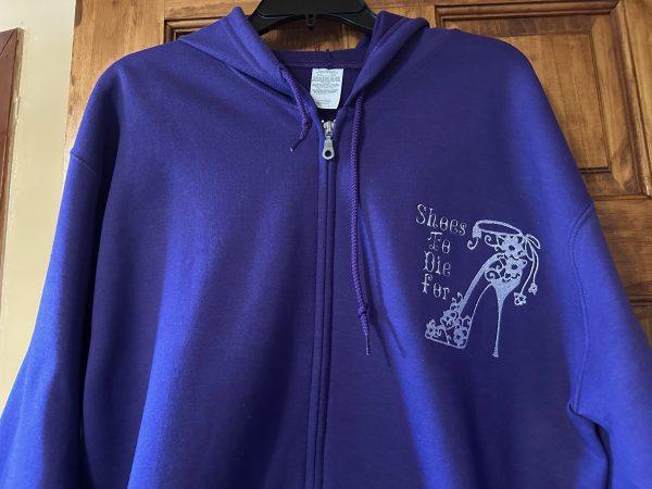 Purple Zip Up Hoodie - Image 5