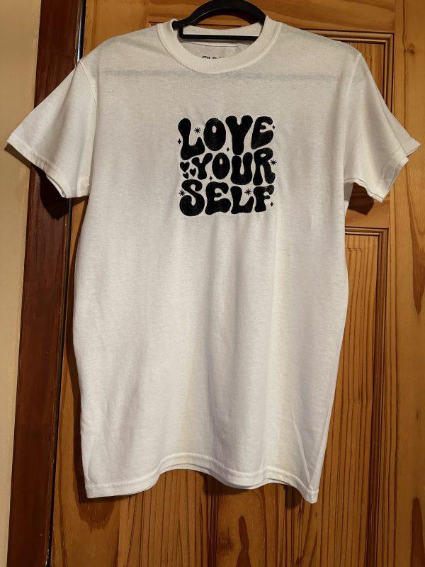 White Tee( Love Yourself) - Image 3