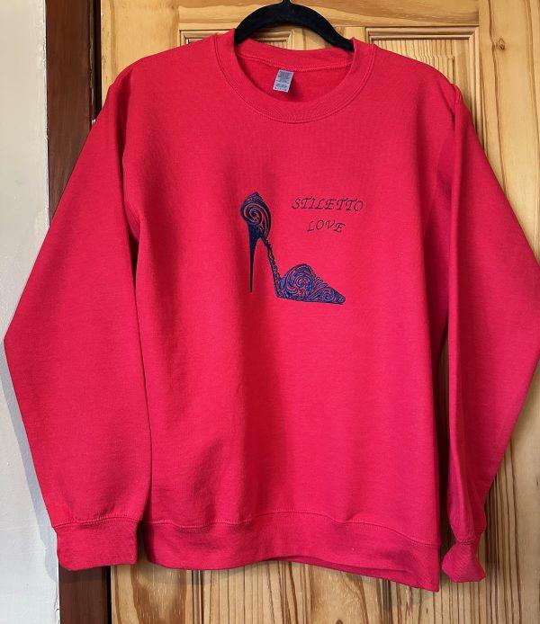 Red Crewneck(Stiletto Love)