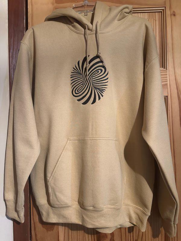 Tan Hoodie(Swirl Design) - Image 2